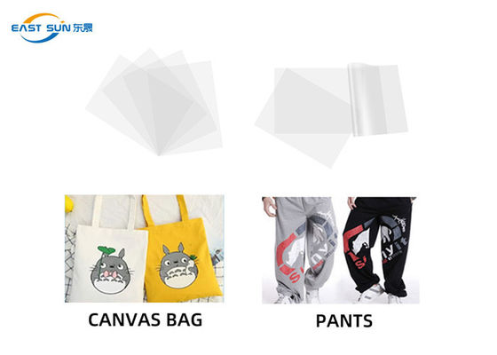 Goede prijs De koele PET-folie die van Schil Enige Opgeruimde Matte Heat Transfer voor DTF 30CM 33CM 60CM drukken online