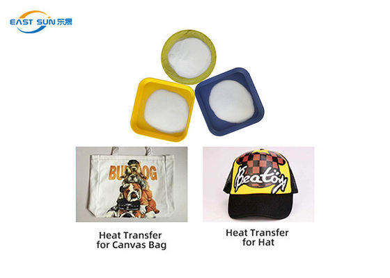 Goede prijs Zelfklevend DTF Heet de Smeltingspoeder 1kg van de Tpulijm 20 Kg van 25kg het hoogst Elastische Wit online