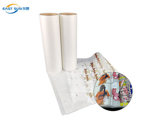 Goede prijs Kleding DTF Printing Printer Double Side Matte Instant Peel DTF PET Film Roll online
